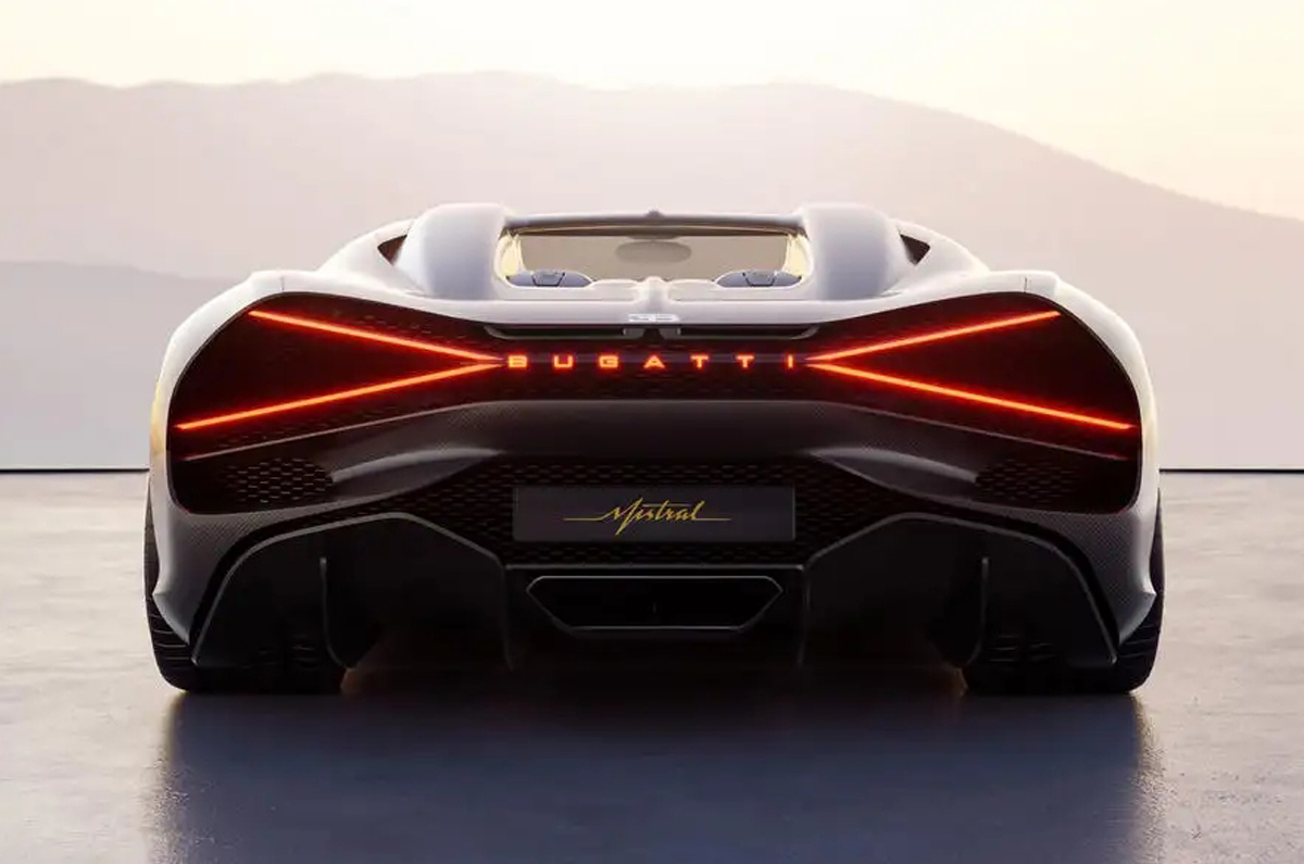 Bugatti Mistral W16 rear